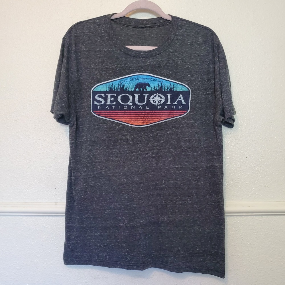 Outdoor Supply Company Sequoia National Park Graphic T-Shirt Mens Charcoal Grey